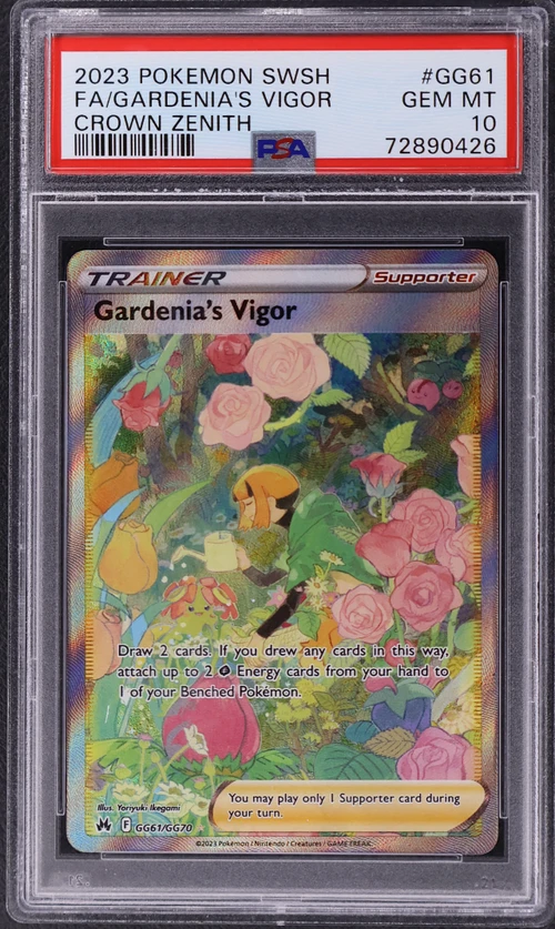 2023 Pokemon Sword and Shield Crown Zenith #GG61 Full Art / Gardenia's Vigor