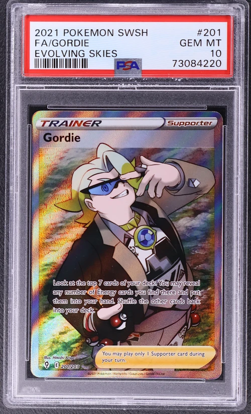 2021 Pokemon Sword & Shield Evolving Skies #201 Full Art / Gordie