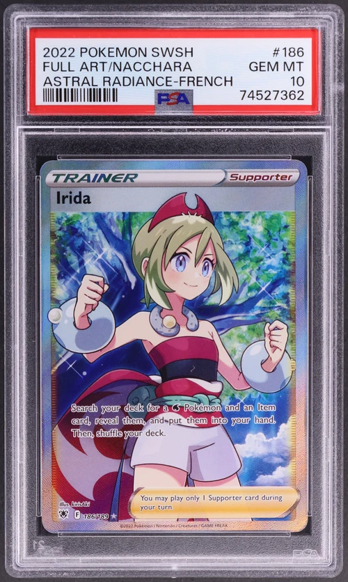 2022 Pokemon Sword & Shield Astral Radiance #186 Full Art / Nacchara French