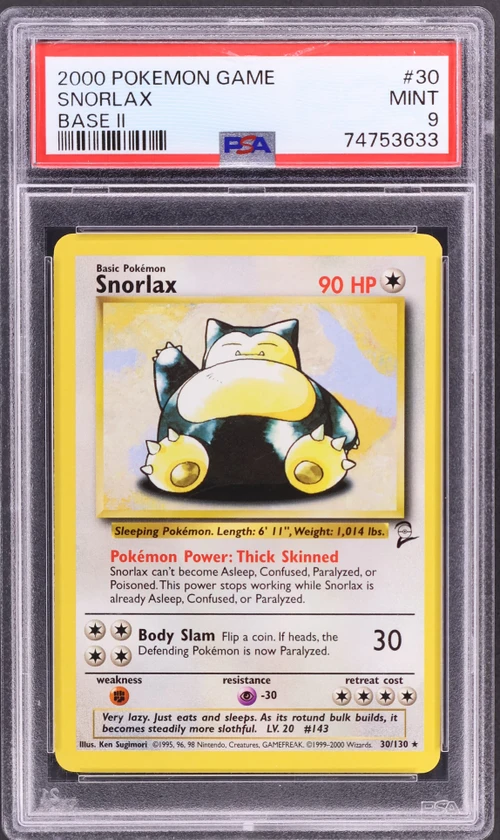 2000 Pokemon Game Base II #30 Snorlax