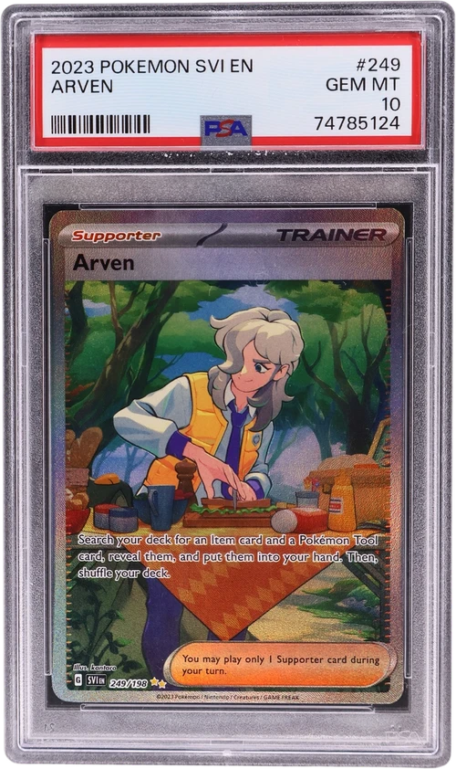 2023 Pokemon Svi En-Scarlet & Violet #249 Arven Special Illustration Rare