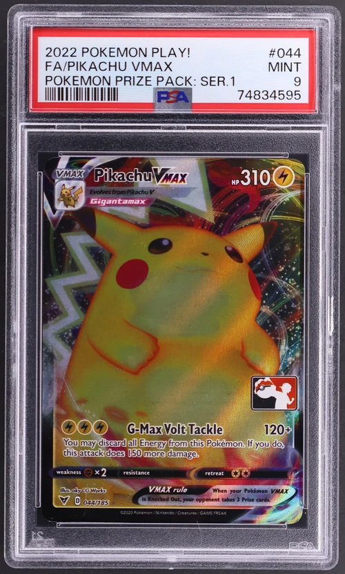 2022 Pokemon Play! Pokemon Prize Pack: Series 1 #044 Full Art / Pikachu Vmax