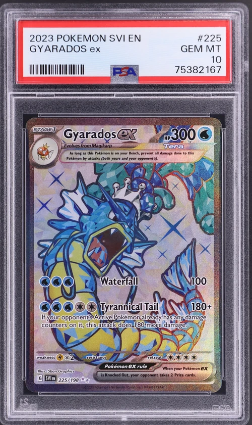 2023 Pokemon Svi En-Scarlet & Violet #225 Gyarados Ex Ultra Rare