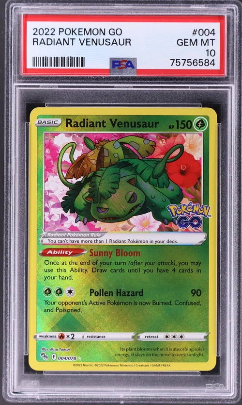 2022 Pokemon Go #004 Radiant Venusaur