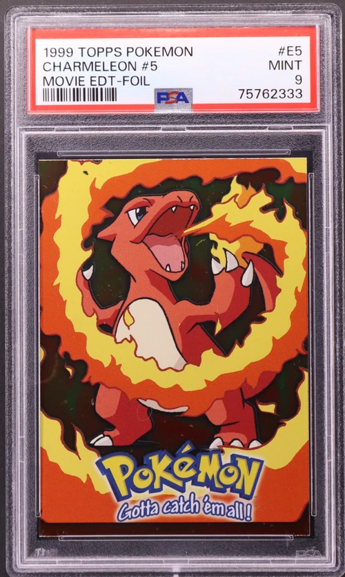 1999 Topps Pokemon the Movie Edt #E5 Charmeleon #5 Foil