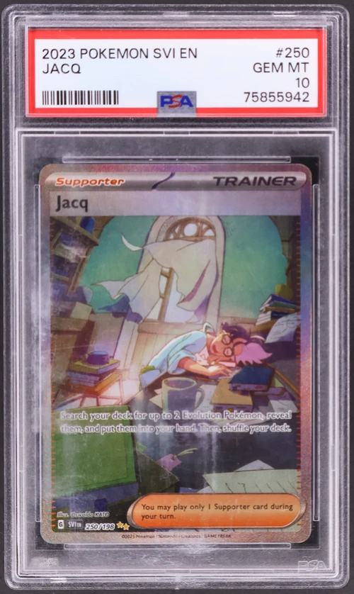 2023 Pokemon Svi En-Scarlet & Violet #250 Jacq Special Illustration Rare