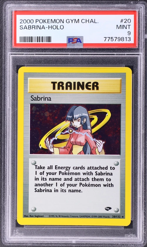 2000 Pokemon Gym Challenge #20 Sabrina-Holo