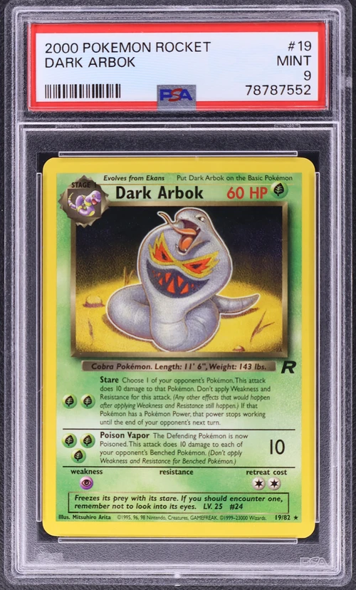 2000 Pokemon Rocket #19 Dark Arbok