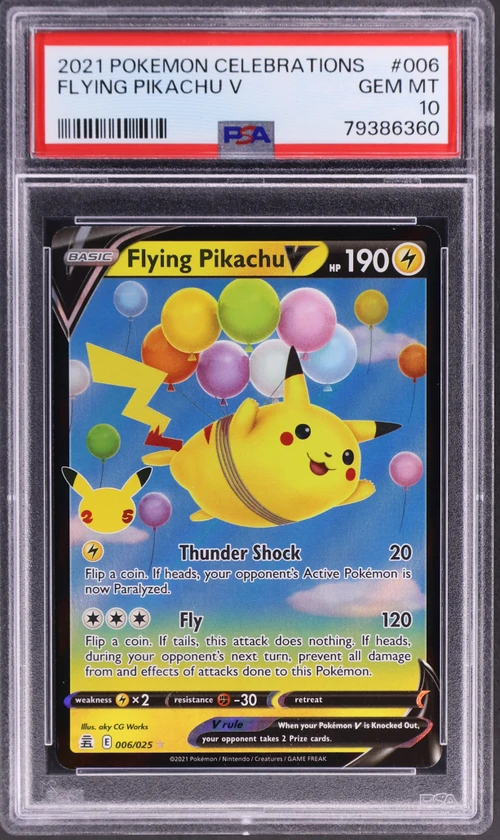 2021 Pokemon Celebrations #006 Flying Pikachu V