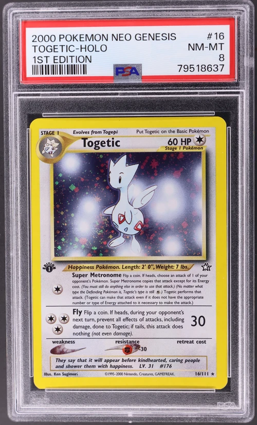 2000 Pokemon Neo Genesis 1st Edition #16 Togetic-Holo