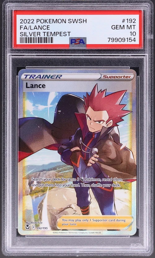 2022 Pokemon Sword & Shield Silver Tempest #192 Full Art / Lance