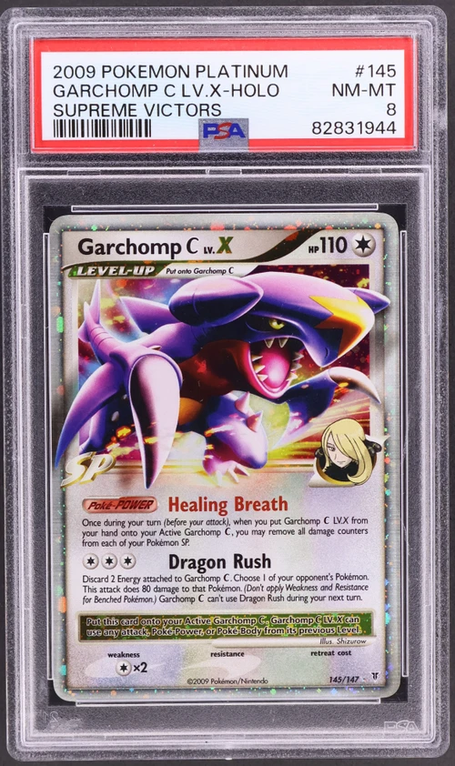 2009 Pokemon Platinum Supreme Victors #145 Garchomp C Lv.x-Holo