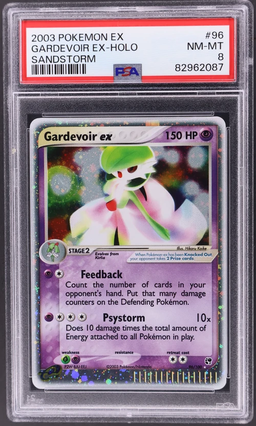 2003 Pokemon Ex Sandstorm #96 Gardevoir Ex-Holo