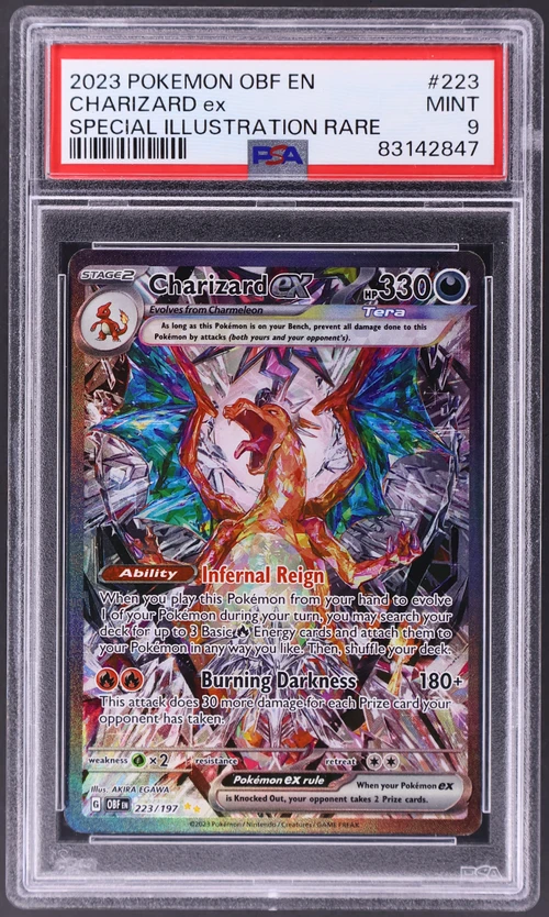 2023 Pokemon Obf En-Obsidian Flames #223 Charizard Ex Special Illustration Rare