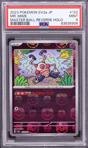 2023 Pokemon Japanese Sv2a-Pokemon 151 #122 Mr. Mime Master Ball Reverse Holo