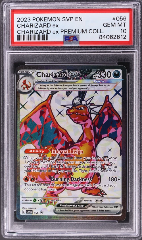 2023 Pokemon Svp En-Sv Black Star Promo #056 Charizard Ex Charizard Ex Premium Collection