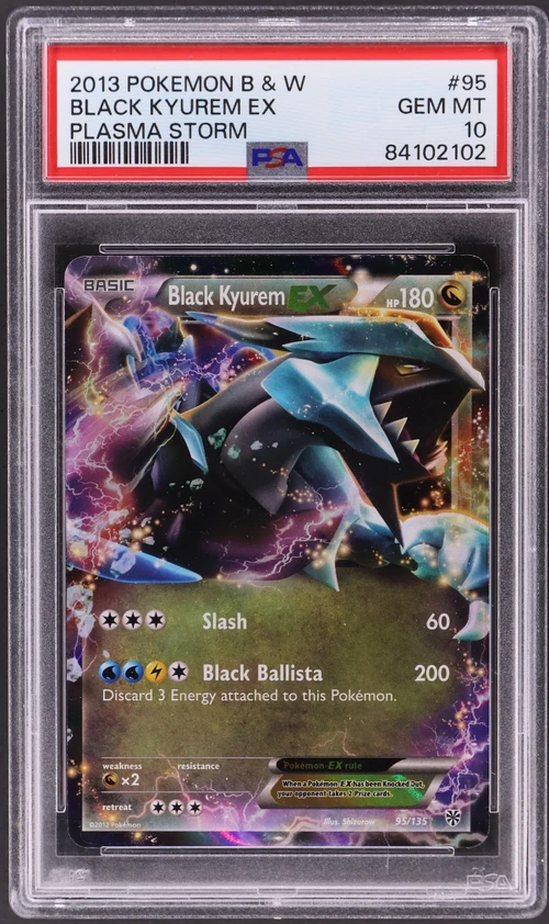 2013 Pokemon Black & White Plasma Storm #95 Black Kyurem Ex
