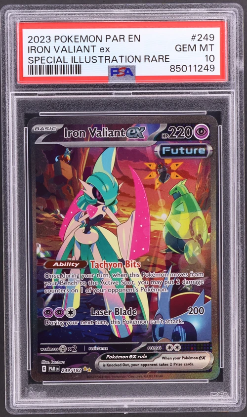 2023 Pokemon Par En-Paradox Rift #249 Iron Valiant Ex Special Illustration Rare