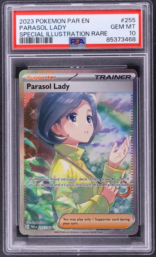 2023 Pokemon Par En-Paradox Rift #255 Parasol Lady Special Illustration Rare