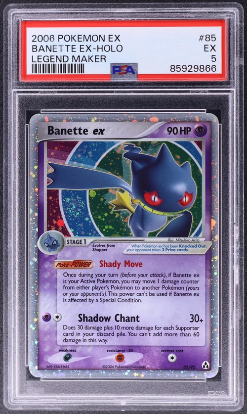2006 Pokemon Ex Legend Maker #85 Banette Ex-Holo
