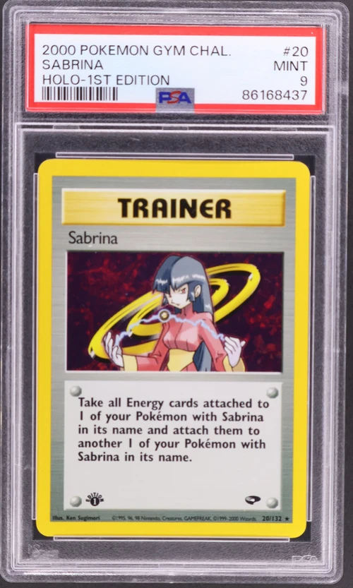 2000 Pokemon Gym Challenge #20 Sabrina Holo-1st Edition