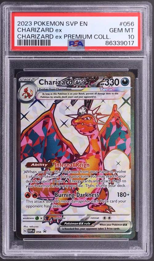 2023 Pokemon Svp En-Sv Black Star Promo #056 Charizard Ex Charizard Ex Premium Collection
