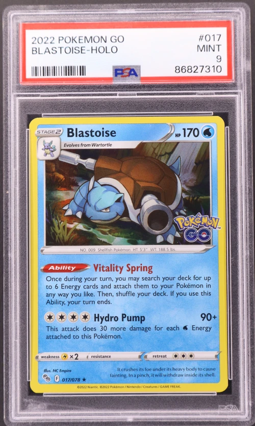 2022 Pokemon Go #017 Blastoise-Holo