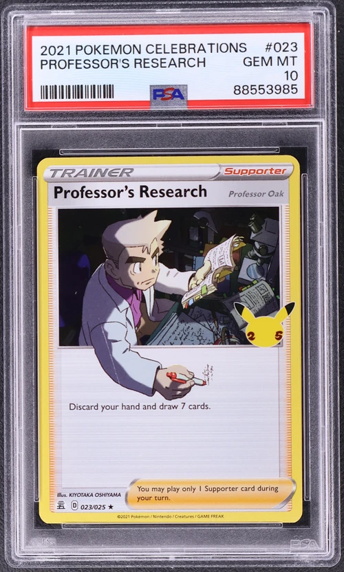 2021 Pokemon Celebrations #023 Professor's Research