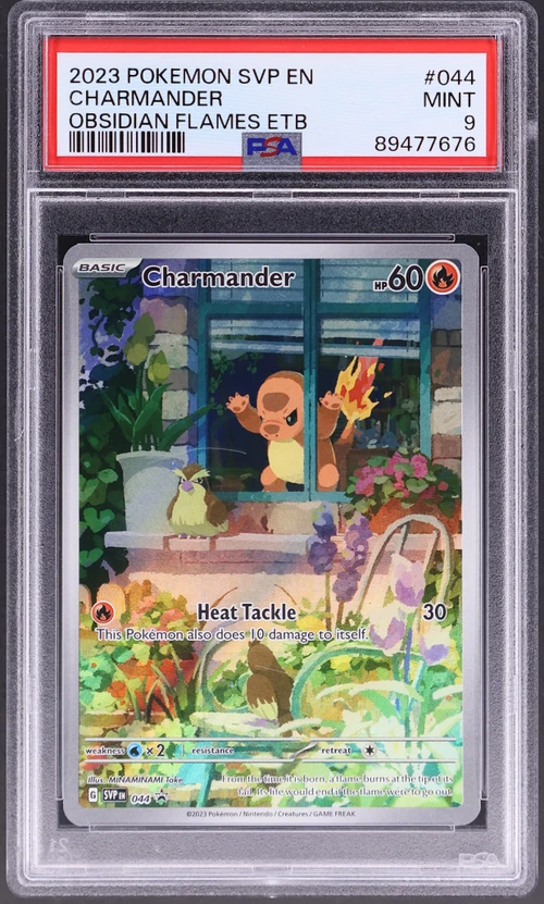 2023 Pokemon Svp En-Sv Black Star Promo #044 Charmander Obsidian Flames Elite Trainer Box