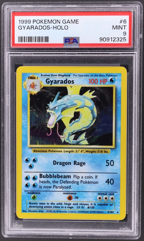 1999 Pokemon Game #6 Gyarados-Holo
