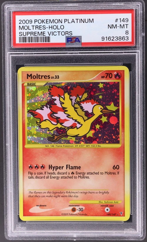 2009 Pokemon Platinum Supreme Victors #149 Moltres-Holo