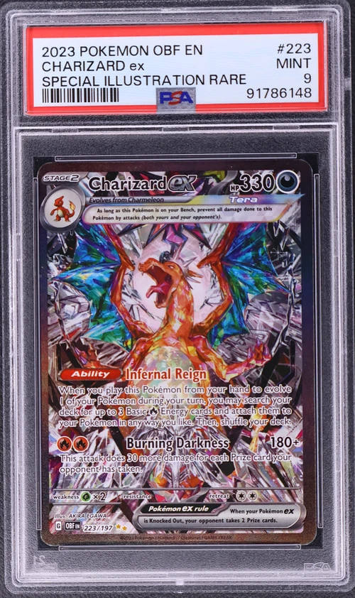 2023 Pokemon Obf En-Obsidian Flames #223 Charizard Ex Special Illustration Rare