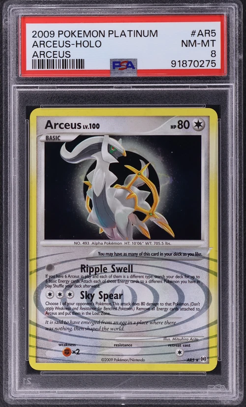 2009 Pokemon Platinum Arceus #AR5 Arceus-Holo