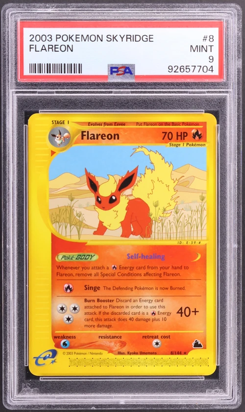 2003 Pokemon Skyridge #8 Flareon