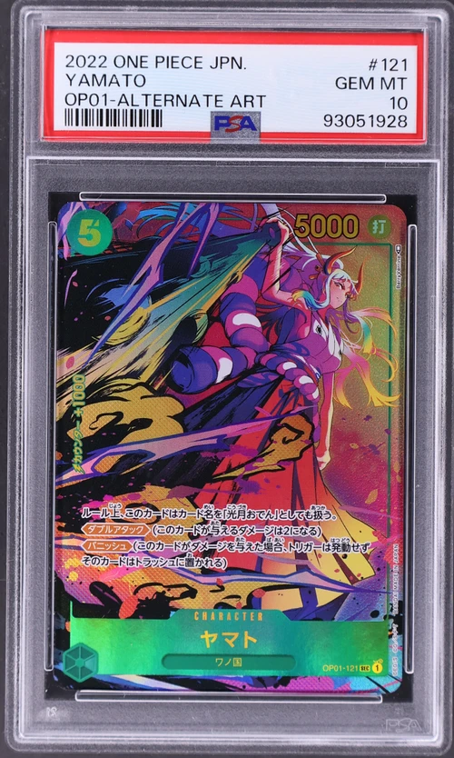 2022 One Piece Japanese Op01-Romance Dawn #121 Yamato Alternate Art