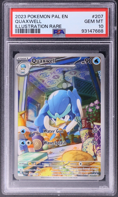 2023 Pokemon Pal En-Paldea Evolved #207 Quaxwell Illustration Rare