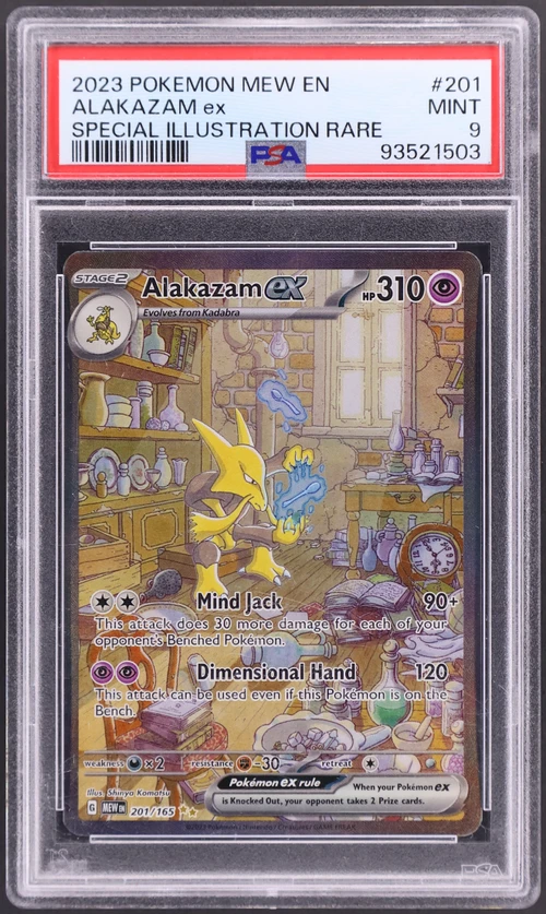 2023 Pokemon Mew En-151 #201 Alakazam Ex Special Illustration Rare