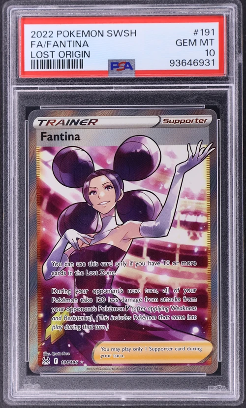 2022 Pokemon Sword & Shield Lost Origin #191 Full Art / Fantina