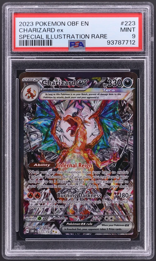 2023 Pokemon Obf En-Obsidian Flames #223 Charizard Ex Special Illustration Rare