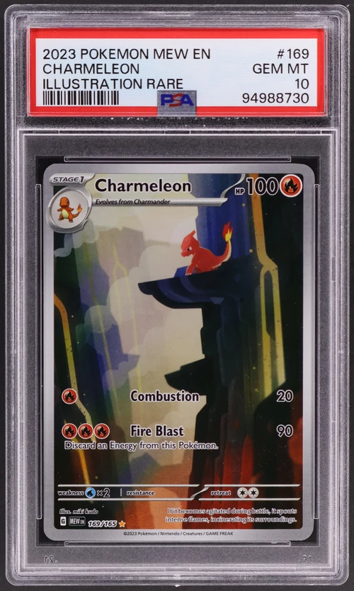 2023 Pokemon Mew En-151 #169 Charmeleon Illustration Rare