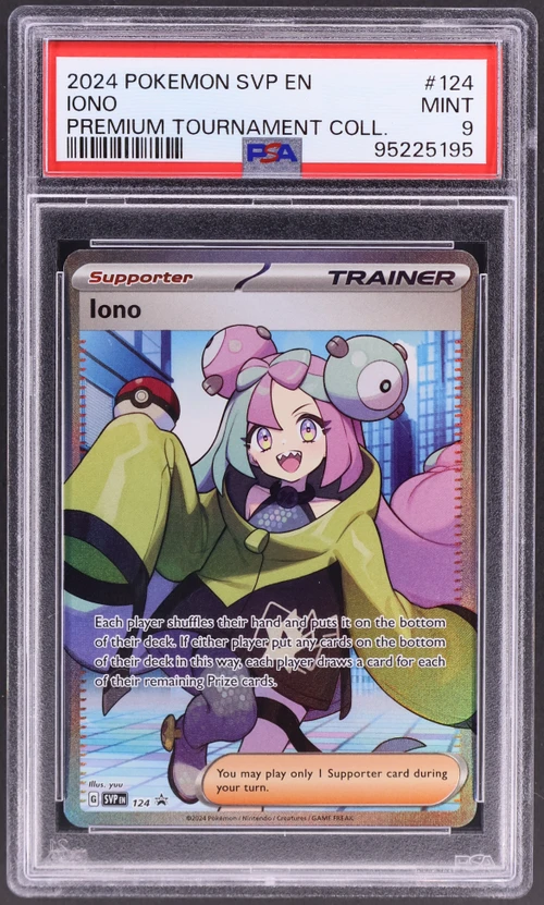 2024 Pokemon Svp En-Sv Black Star Promo #124 Iono Iono Premium Tournament Collection