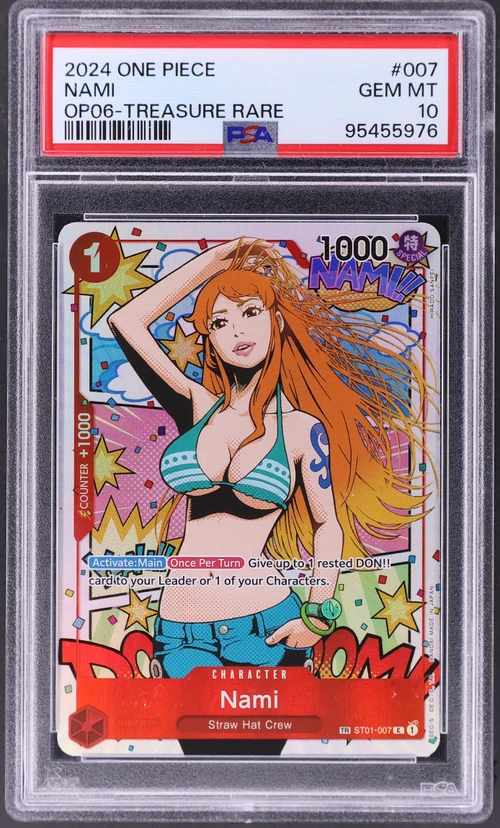 2024 One Piece Op06-Wings of the Captain #007 Nami Treasure Rare