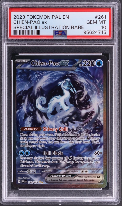2023 Pokemon Pal En-Paldea Evolved #261 Chien-Pao Ex Special Illustration Rare