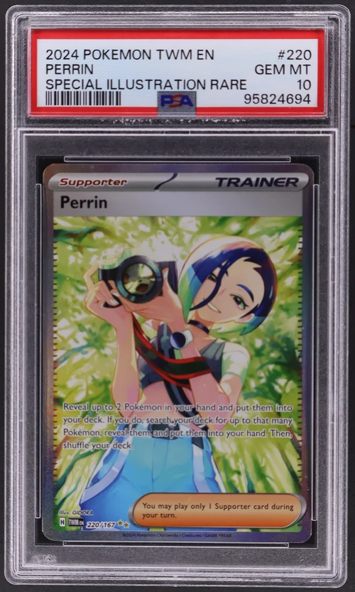 2024 Pokemon Twm En-Twilight Masquerade #220 Perrin Special Illustration Rare