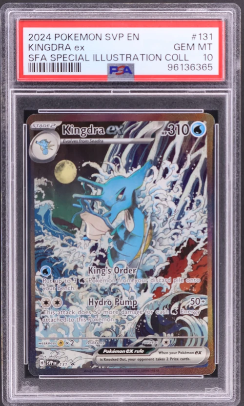 2024 Pokemon Svp En-Sv Black Star Promo #131 Kingdra Ex Shrouded Fable Special Illustration Collection