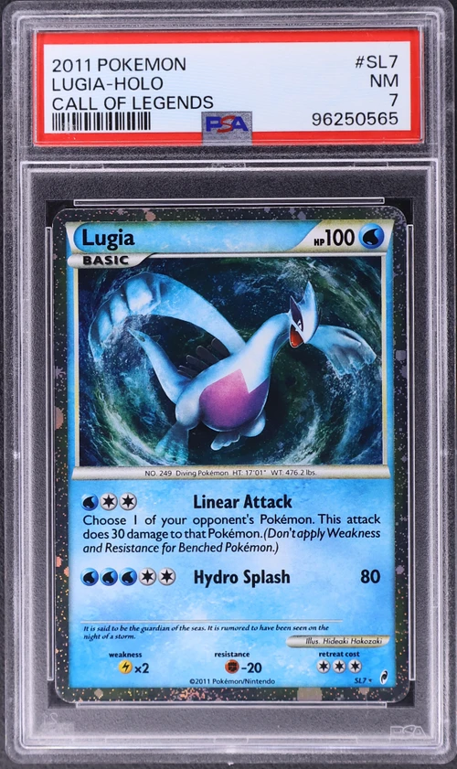 2011 Pokemon Call of Legends #SL7 Lugia-Holo (PSA 7)