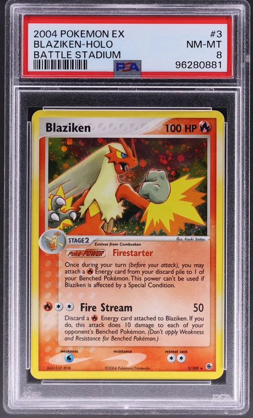 2004 Pokemon Ex Battle Stadium #3 Blaziken-Holo