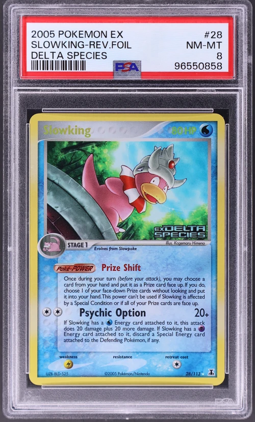 2005 Pokemon Ex Delta Species #28 Slowking-Reverse Foil