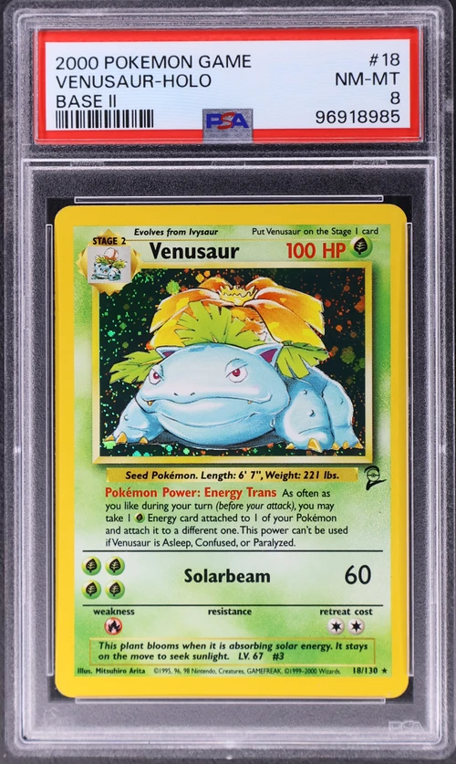 2000 Pokemon Game Base II #18 Venusaur-Holo