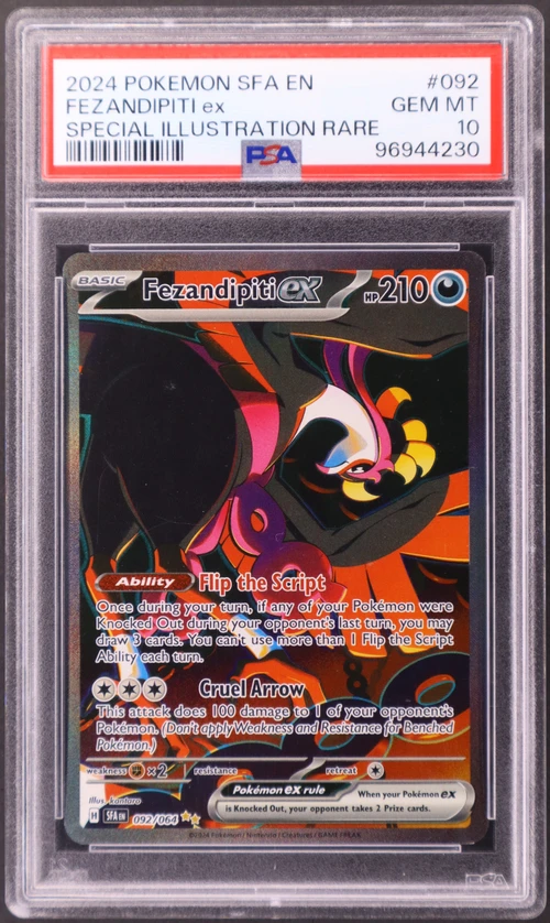 2024 Pokemon Sfa En-Shrouded Fable #092 Fezandipiti Ex Special Illustration Rare